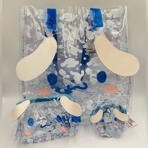Sanrio Cinnamoroll Tote, Pouch, and Coin Keychain